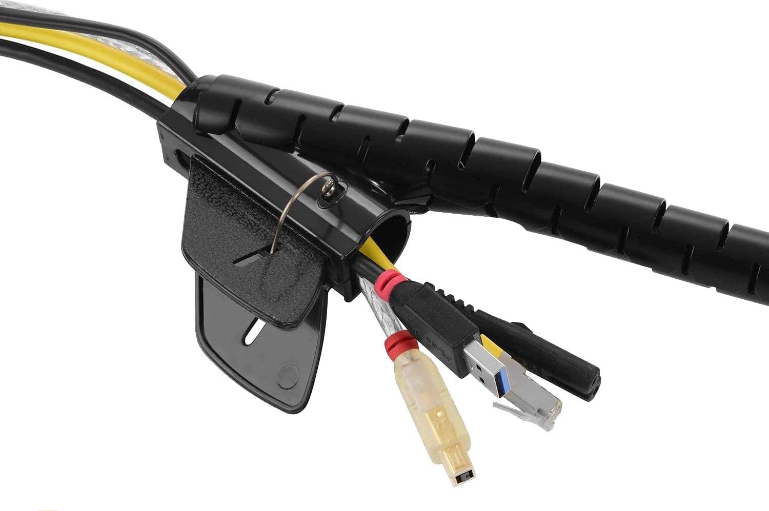 Guaina Raccogli Cavi &oslash 25mm Lunghezza 2,5 m con Inseritore - 3