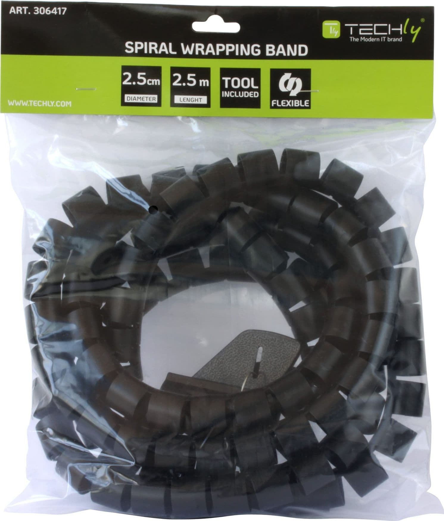 Guaina Raccogli Cavi &oslash 25mm Lunghezza 2,5 m con Inseritore - 8