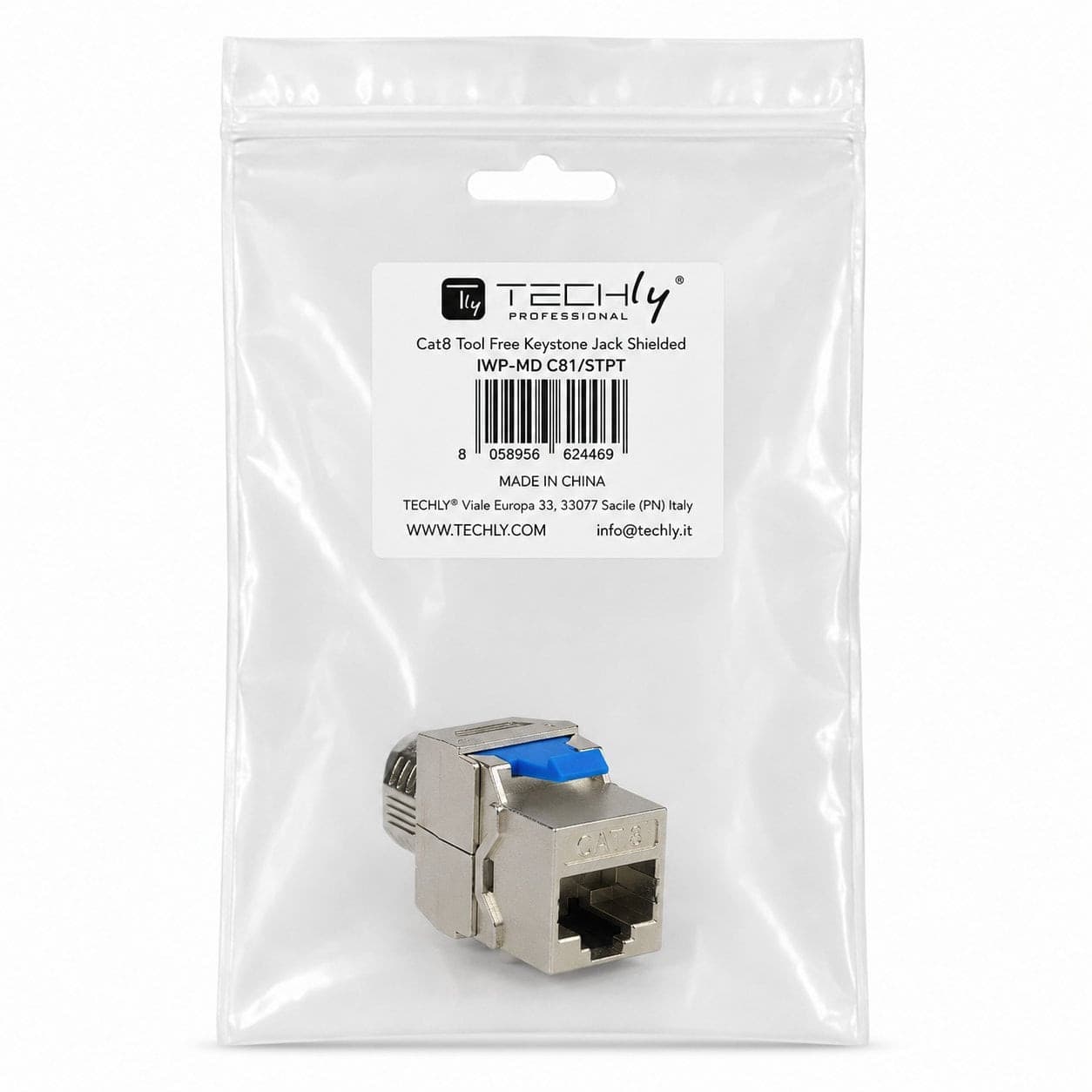Frutto Keystone RJ45 Cat.8.1 STP Toolless - 2