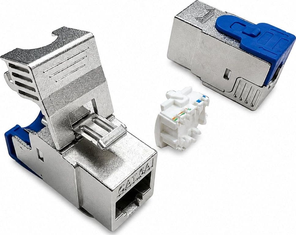 Frutto Keystone RJ45 STP C6A Toolless Silver - 4