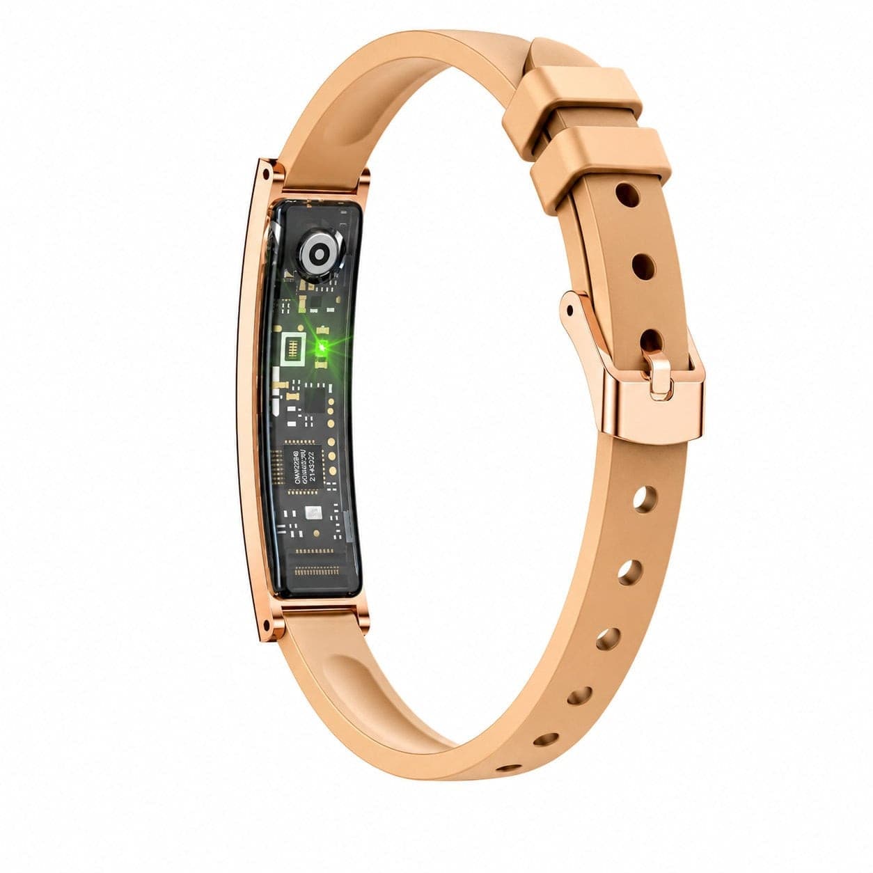 Bracciale Smart Fitness Bluetooth 5.3, Oro - 6