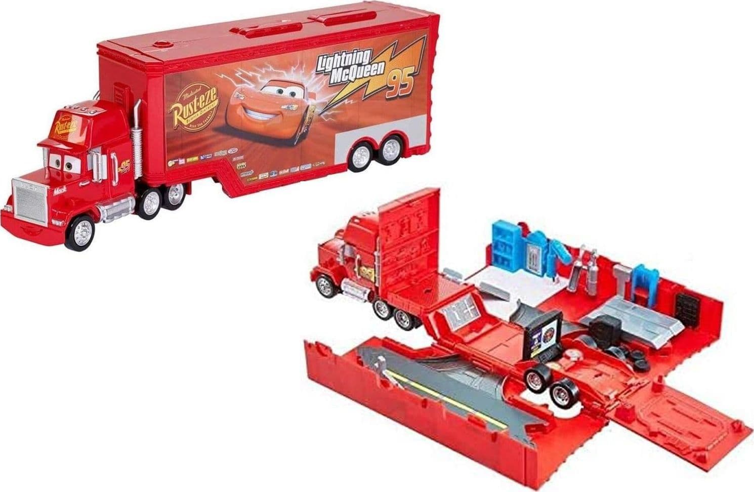 Cars Mack Trasformabile Playset