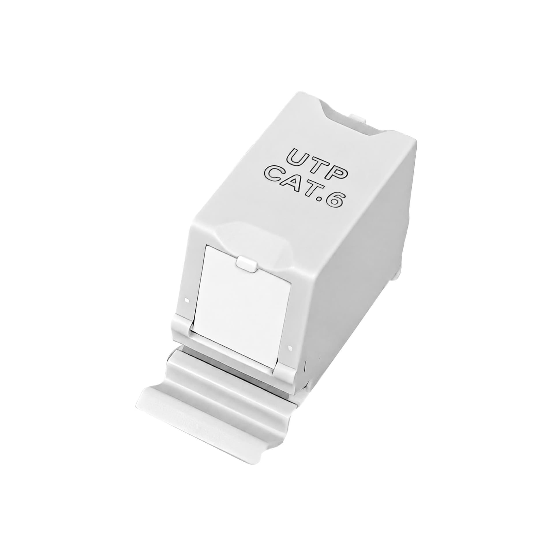 Adattatore per Guida DIN Cat.6 RJ45 F/F UTP - 15