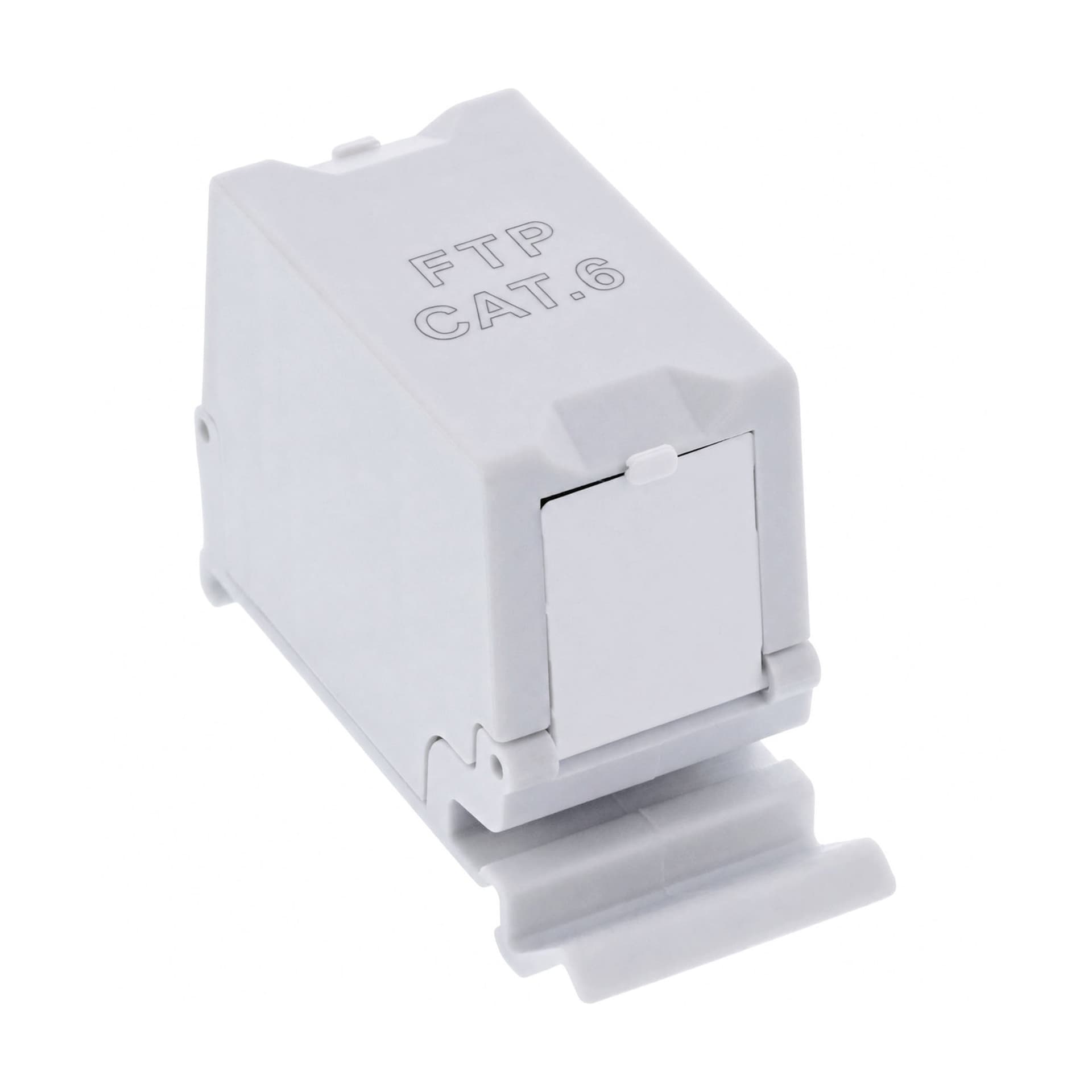 Adattatore per Guida DIN Cat.6 RJ45 F/F STP - 12