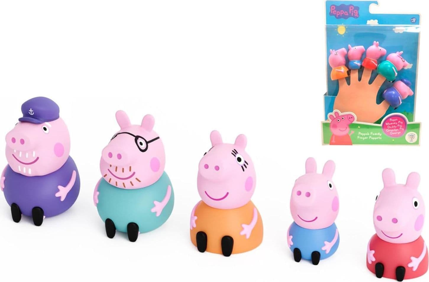 Peppa Pig Famiglia Marionette da Dito