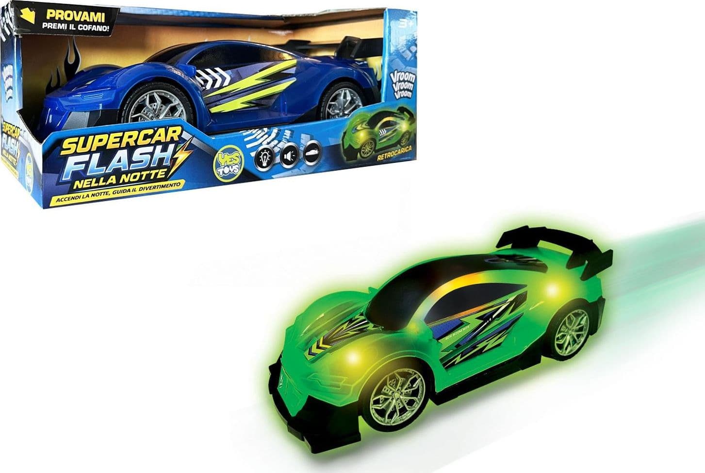 Supercar Flash nella Notte luci e suoni - 2