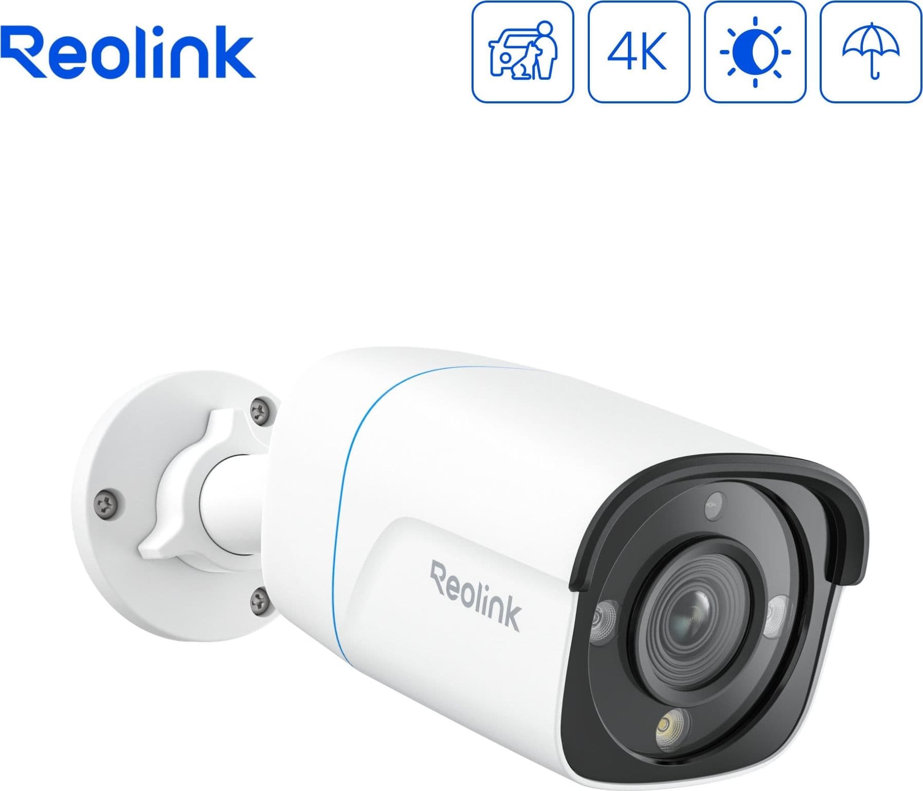 Telecamera di Sicurezza Bullet 8MP Ultra HD 4K PoE IP67, PCB8M Serie Professionale - 5