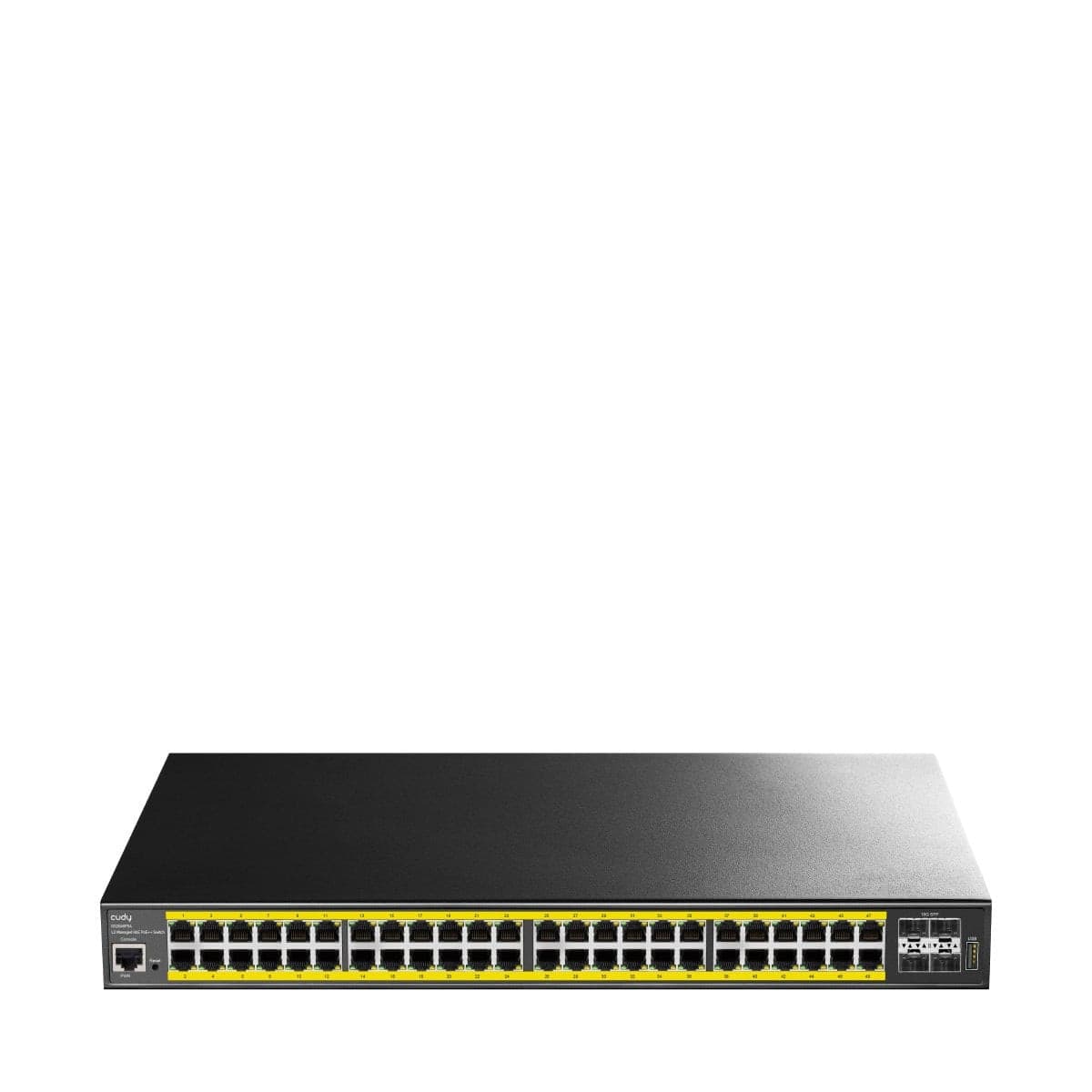 Switch 48 Porte Web-Managed PoE++ Gigabit L2 con 4 Porte SFP, GS2048PS4 Nero - 3