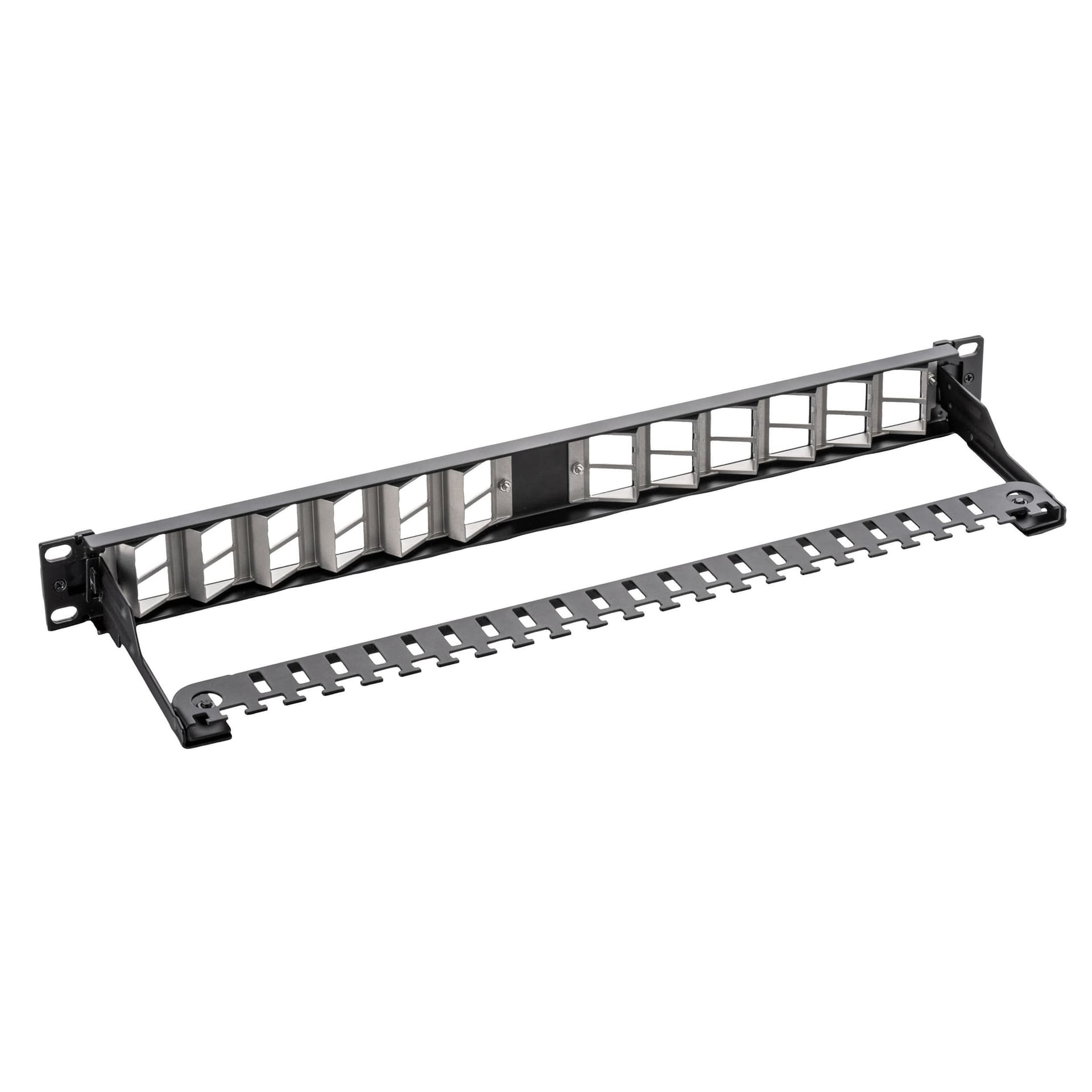 Pannello Patch di Distribuzione FTP 1U 24 Posti RJ45 Uscita Inclinata - 3