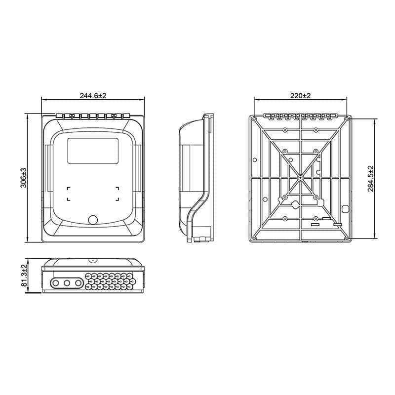 Scatola di Giunzione Fibra Ottica Max. 96 Fibre IP65 per Applicazioni FTTX con Serratura - 2