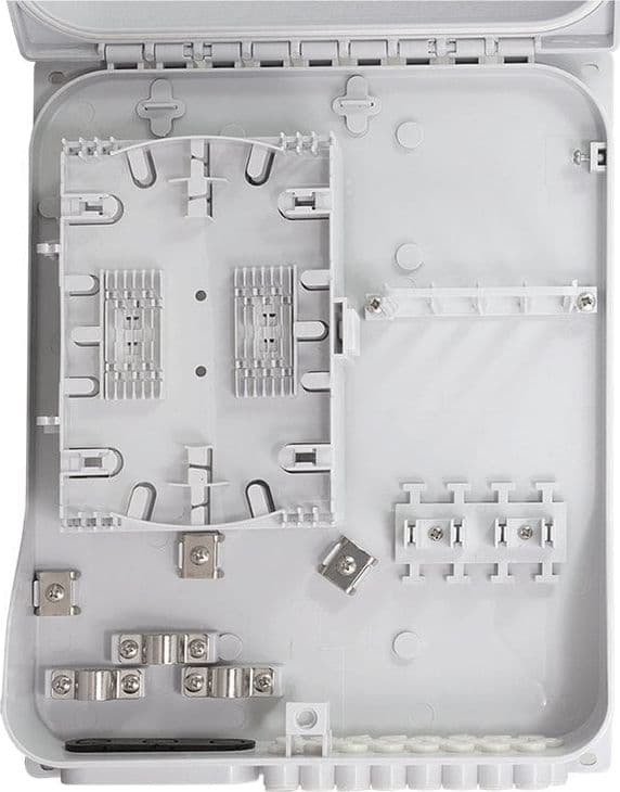 Scatola di Giunzione Fibra Ottica Max. 96 Fibre IP65 per Applicazioni FTTX con Serratura - 5