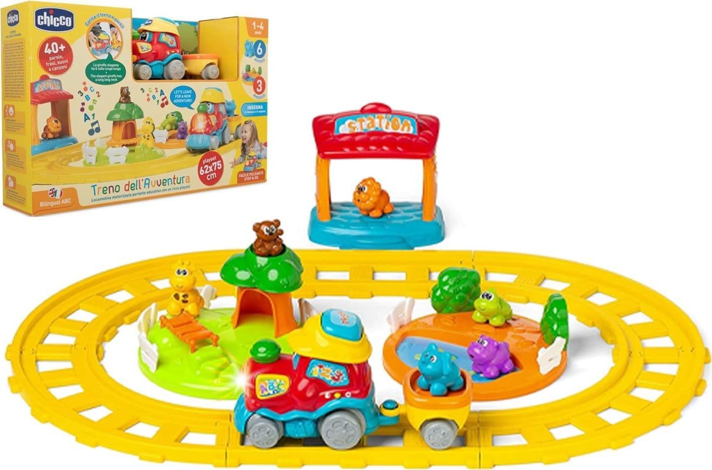 Trenino delle Avventure Gioco Bilingue - 2
