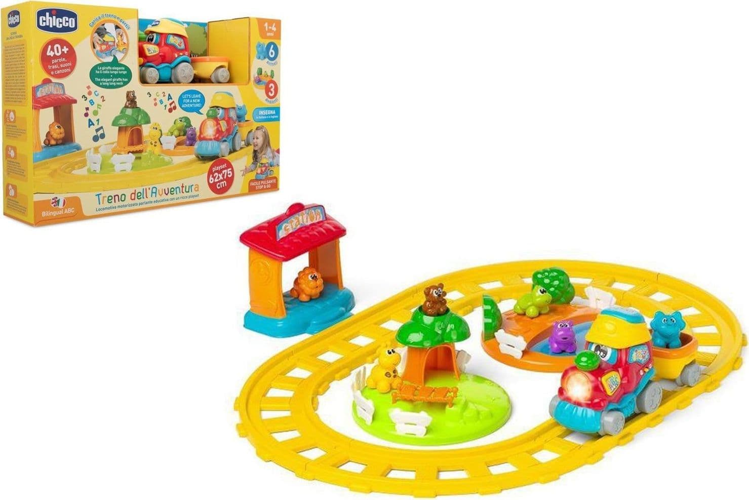 Trenino delle Avventure Gioco Bilingue - 3