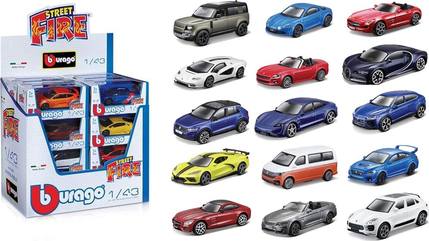 BBurago Street Fire assortite 1:43 - 3