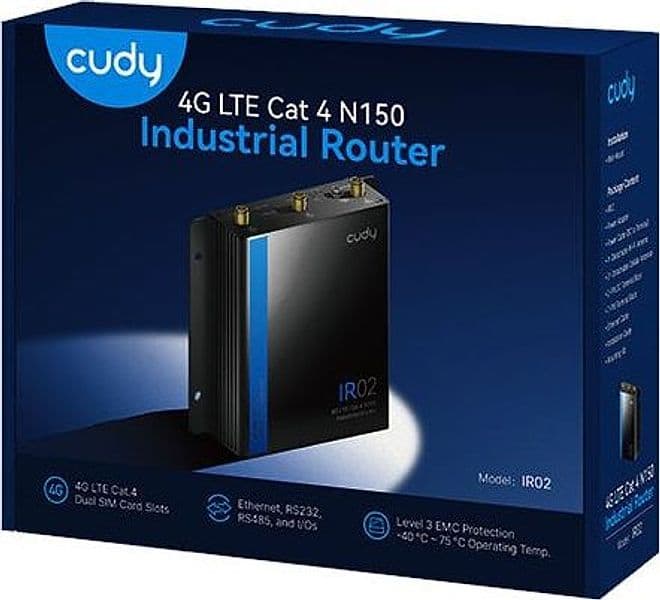 Router Wi-Fi Industriale 4G LTE con Sim Cat 4 N150, IR02 - 2