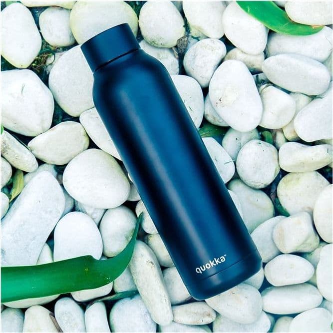 Quokka Solid - Borraccia termica in acciaio inox 630 ml (nero jet) - 3