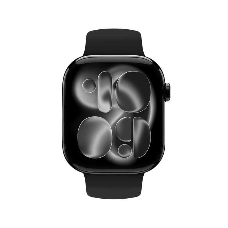 Crong Liquid - Cinturino per Apple Watch 44/45/46/49 mm (Nero) - 2