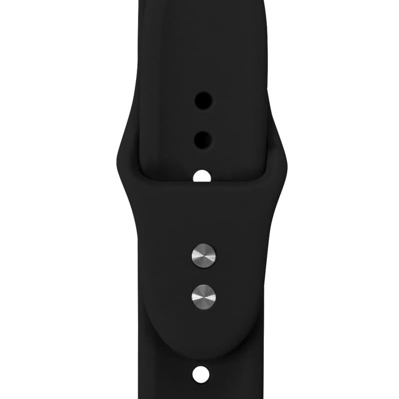 Crong Liquid - Cinturino per Apple Watch 44/45/46/49 mm (Nero) - 5