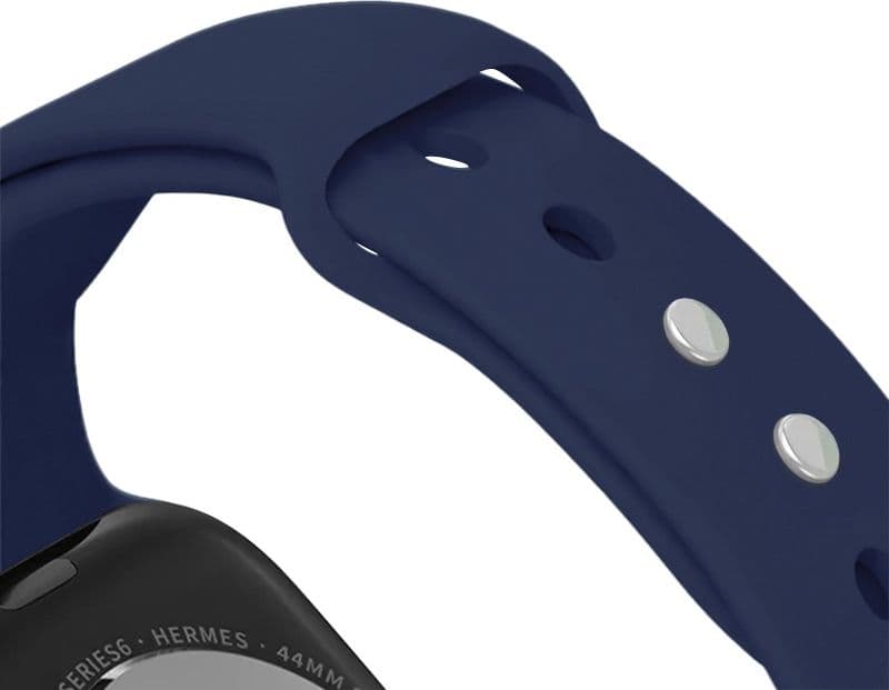 Crong Liquid - Cinturino per Apple Watch 44/45/46/49 mm (blu navy) - 5