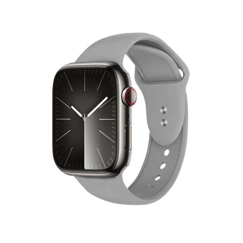 Crong Liquid - Cinturino per Apple Watch 44/45/46/49 mm (Grigio) - 7
