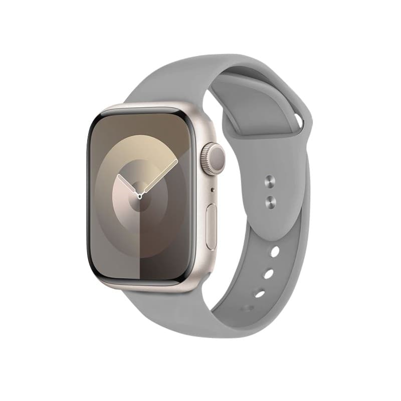 Crong Liquid - Cinturino per Apple Watch 44/45/46/49 mm (Grigio) - 8