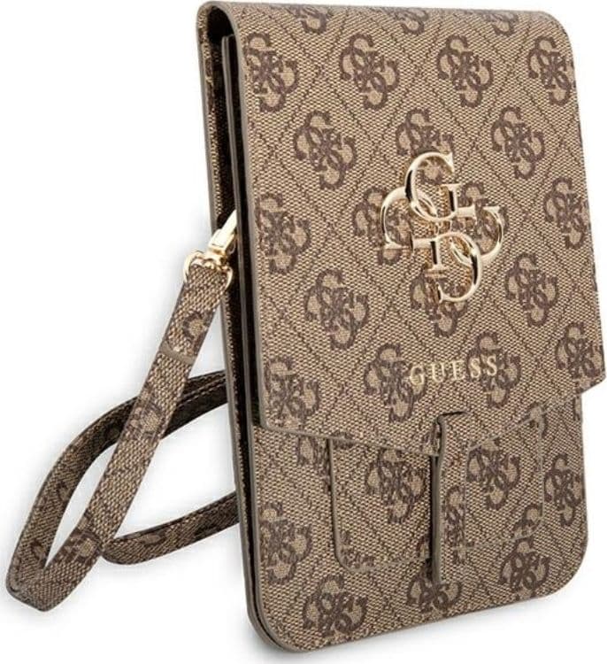 Guess 4G Big Metal Logo Phone Bag - Bag with a smartphone compartment (brown) - 3
