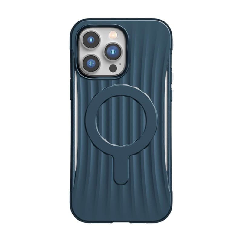 X-Doria Raptic Clutch MagSafe - Biodegradable case for iPhone 14 Pro Max (Drop-Tested 3m) (Marine Blue) - 3