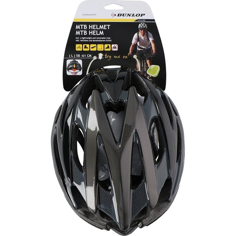 Dunlop - MTB Bike Helmet s. L (Black) - 3