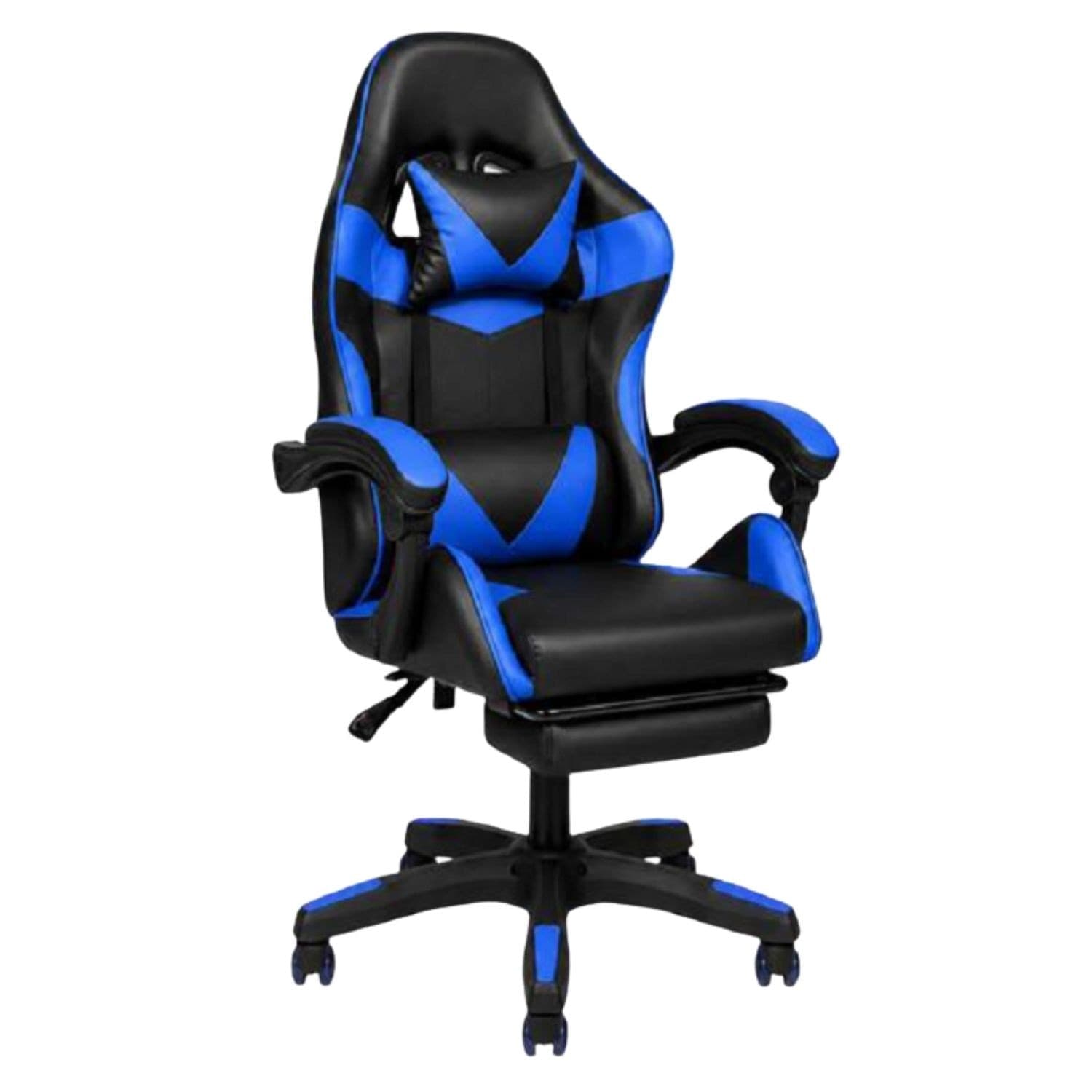 Ecoprice Sedia Gaming Similpelle con Poggia Piedi Lux Colori Assortiti - 10