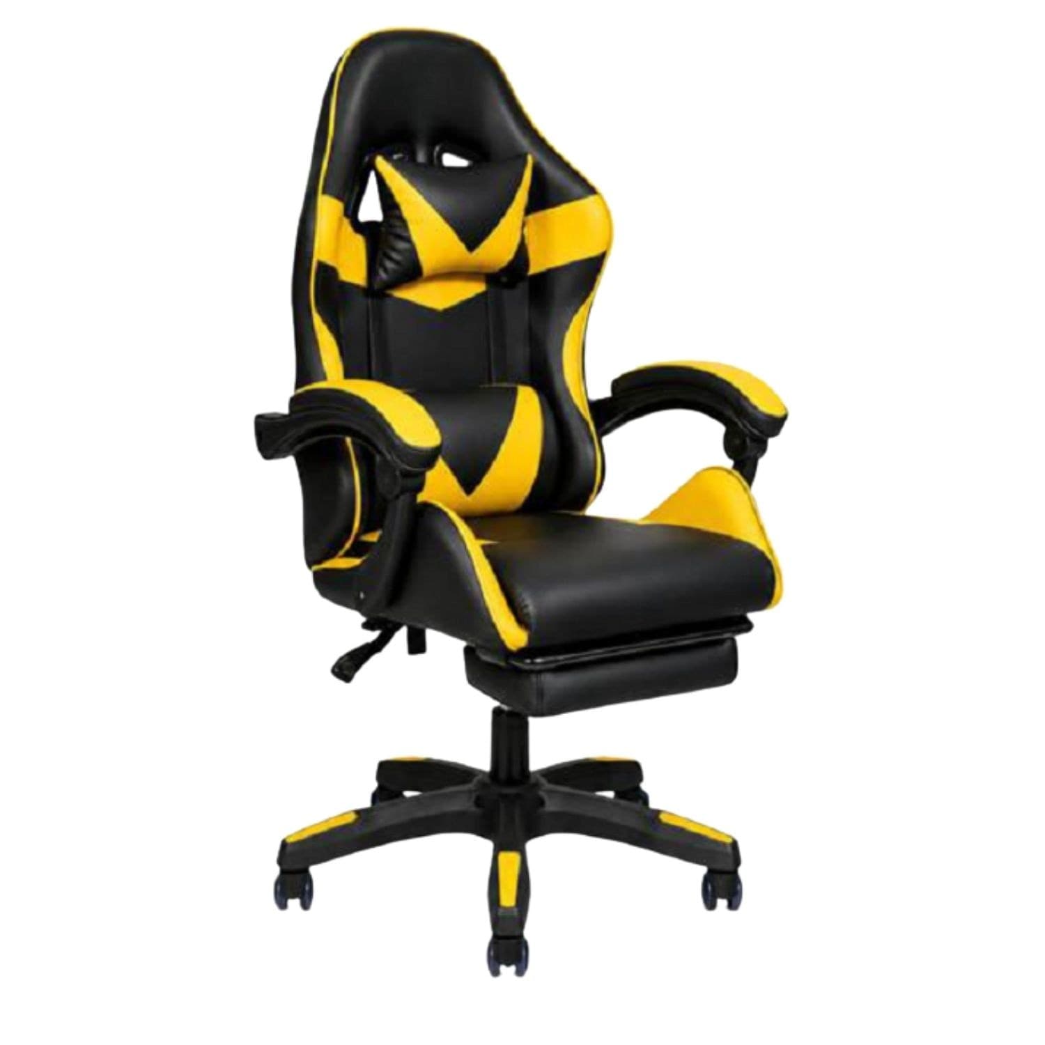 Ecoprice Sedia Gaming Similpelle con Poggia Piedi Lux Colori Assortiti - 11