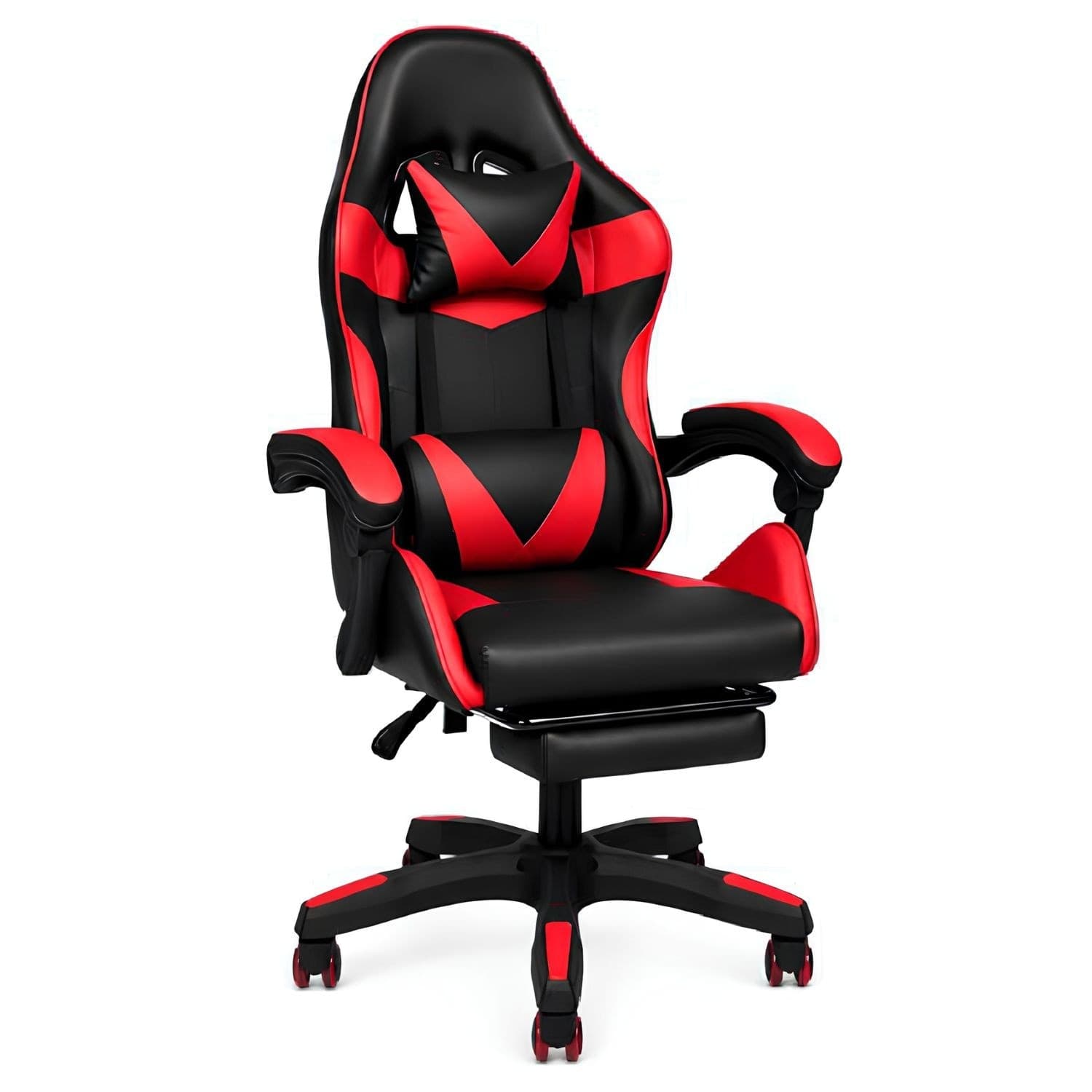 Ecoprice Sedia Gaming Similpelle con Poggia Piedi Lux Colori Assortiti - 3