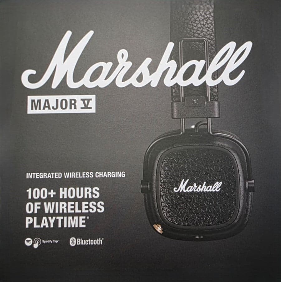 Marshall Major V Cuffie Wireless On Ear Black