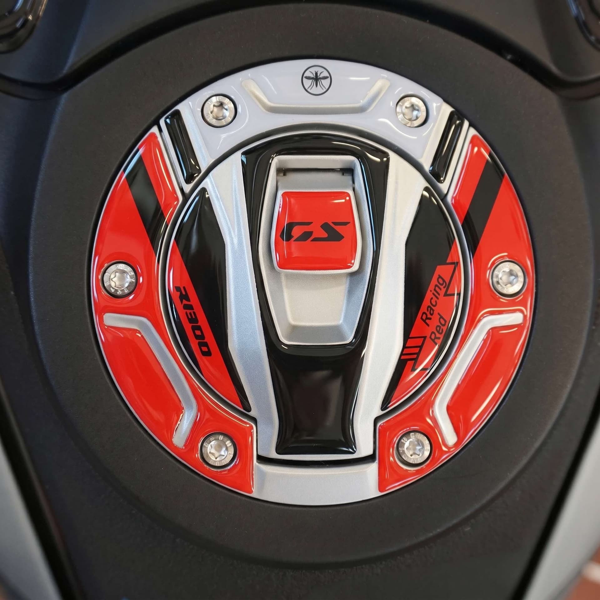 Adesivo 3D Protezione Tappo moto compatibile con BMW R 1300 GS 2026 - 11