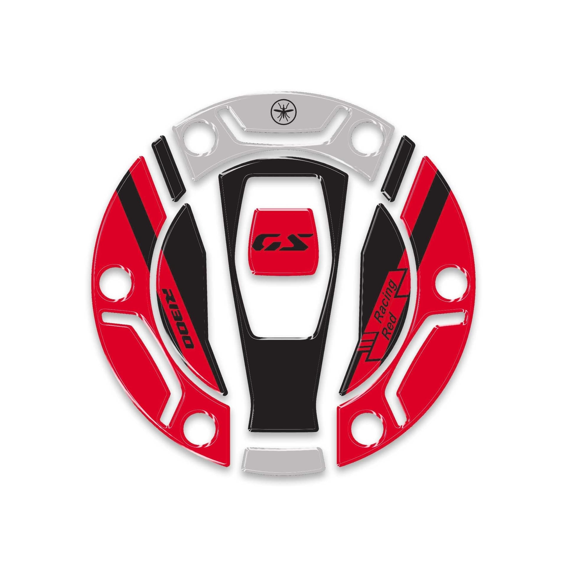 Adesivo 3D Protezione Tappo moto compatibile con BMW R 1300 GS 2026 - 12
