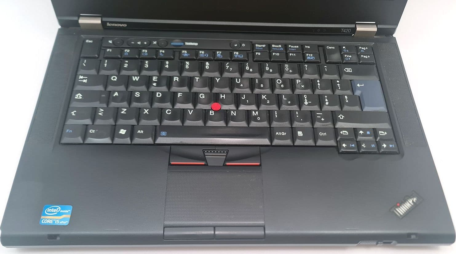 Notebook Lenovo ThinkPad T420 14" Intel I5-2520M RAM 8Gb HDD 320Gb VGA DP No Batteria - Ricondizionato - 2