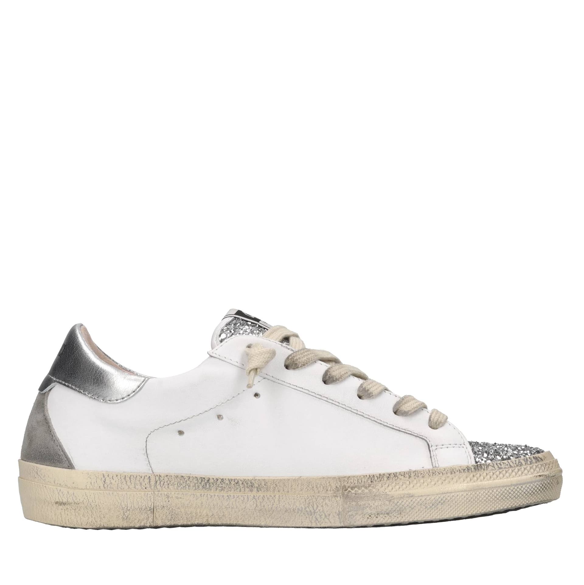 4B12  Sneakers Argento - 6