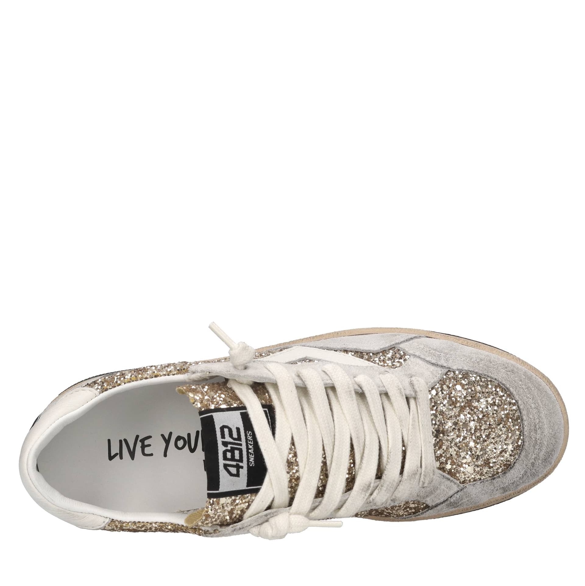 4B12  Sneakers Oro - 5