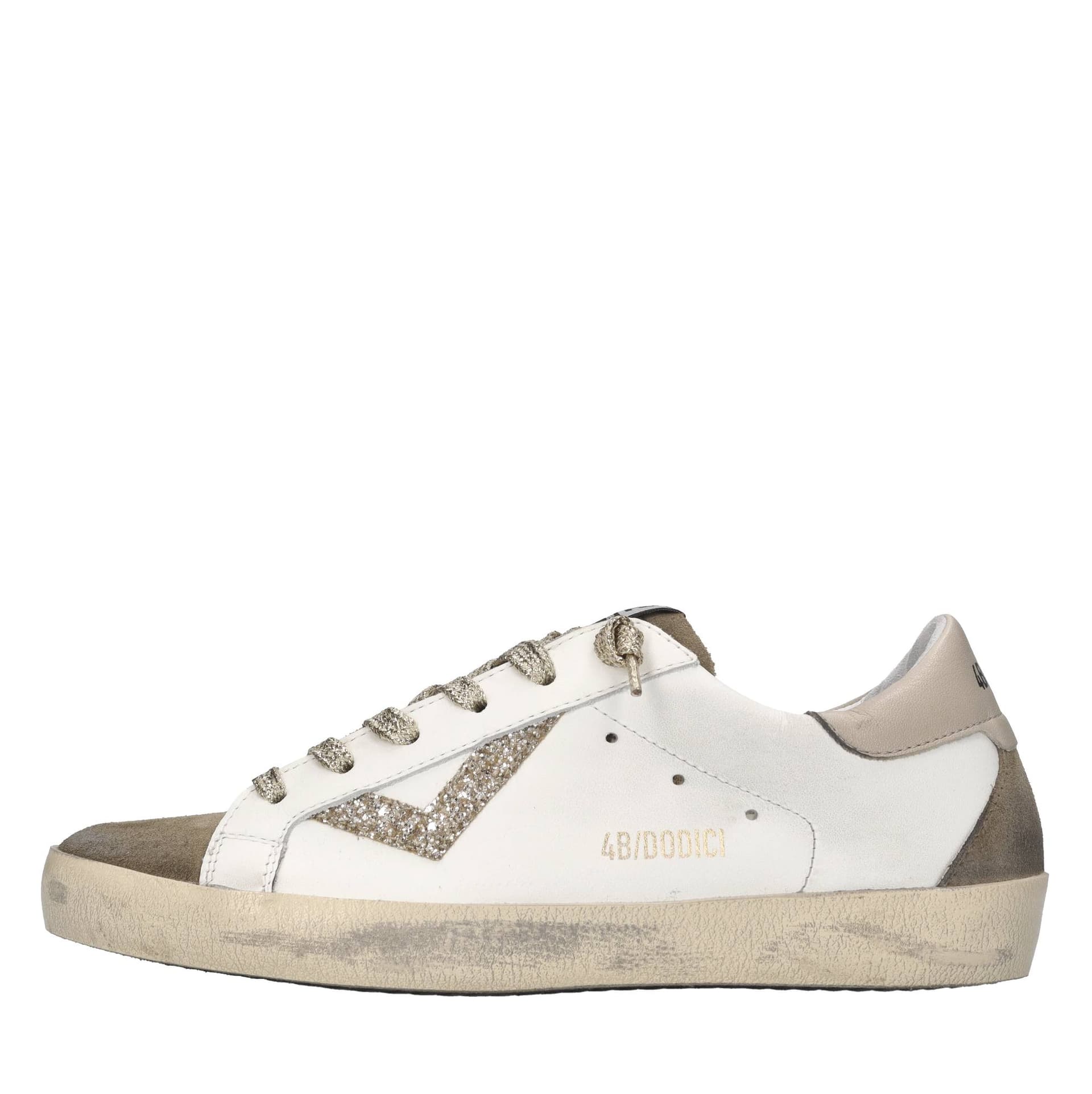 4B12  Sneakers Bianco - 2