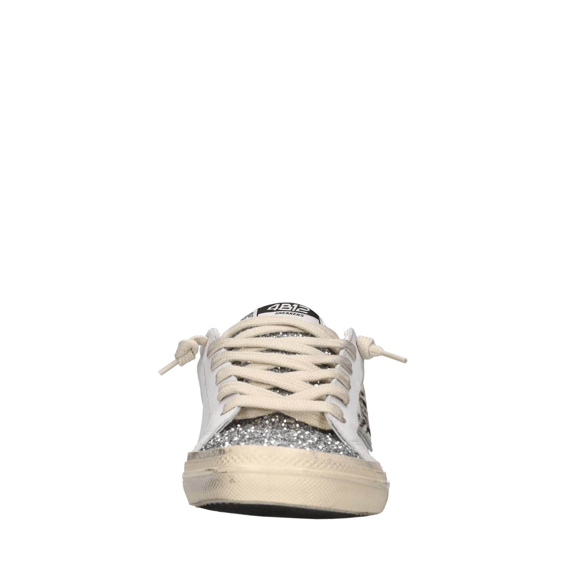 4B12  Sneakers Argento - 8