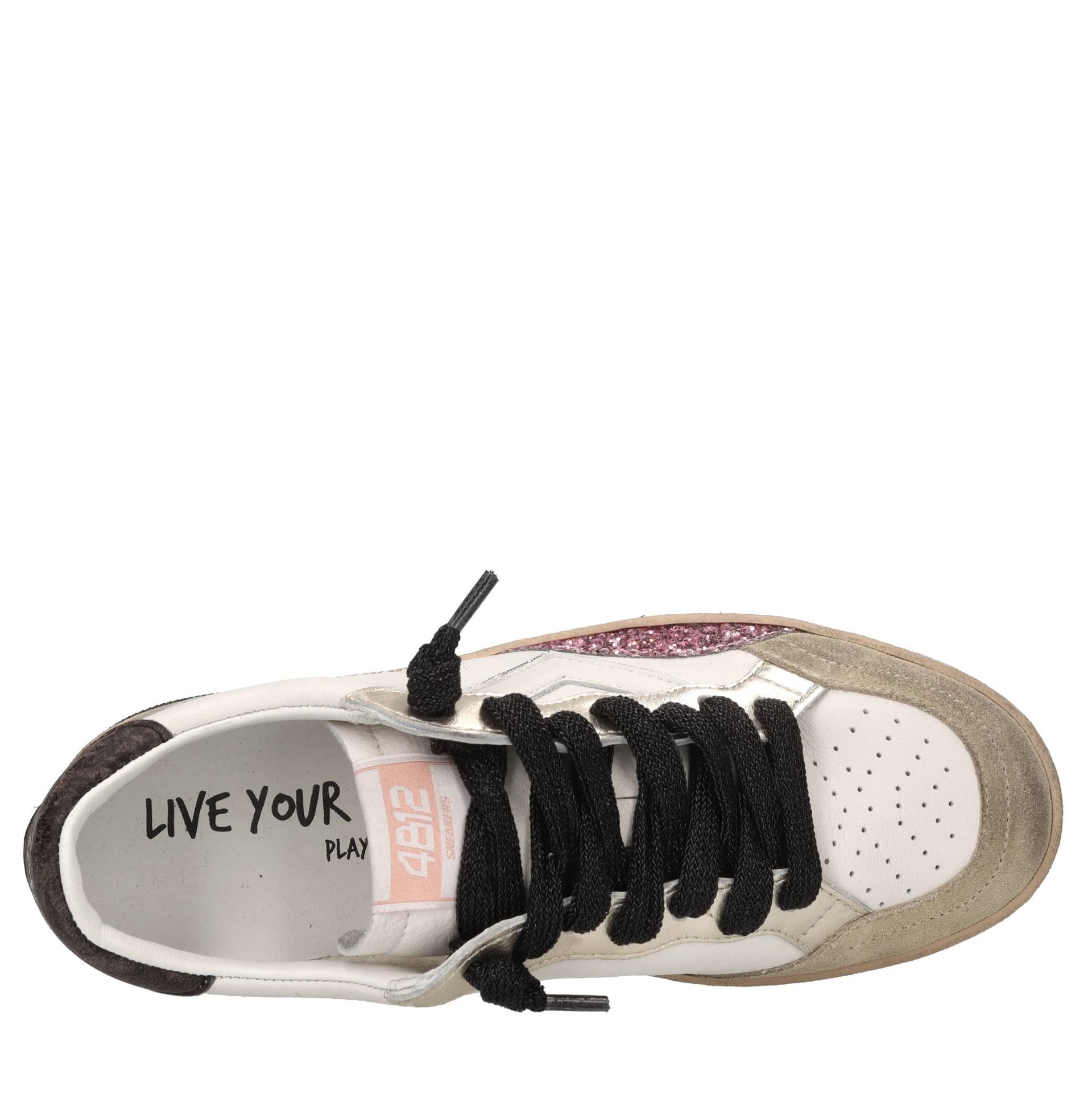 4B12  Sneakers Bianco - 5
