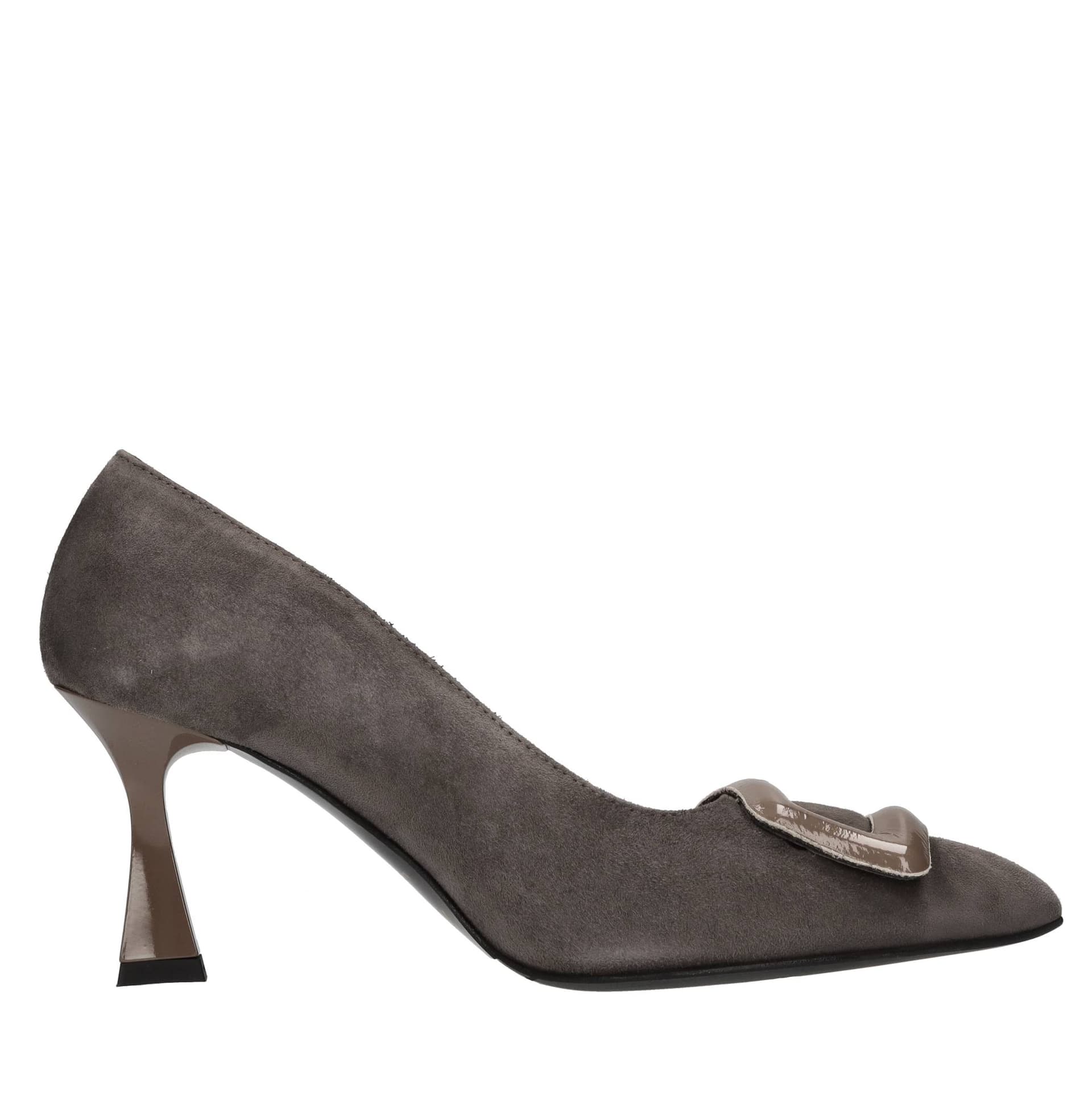 Bruglia  Scarpe con Tacco Grigio - 3