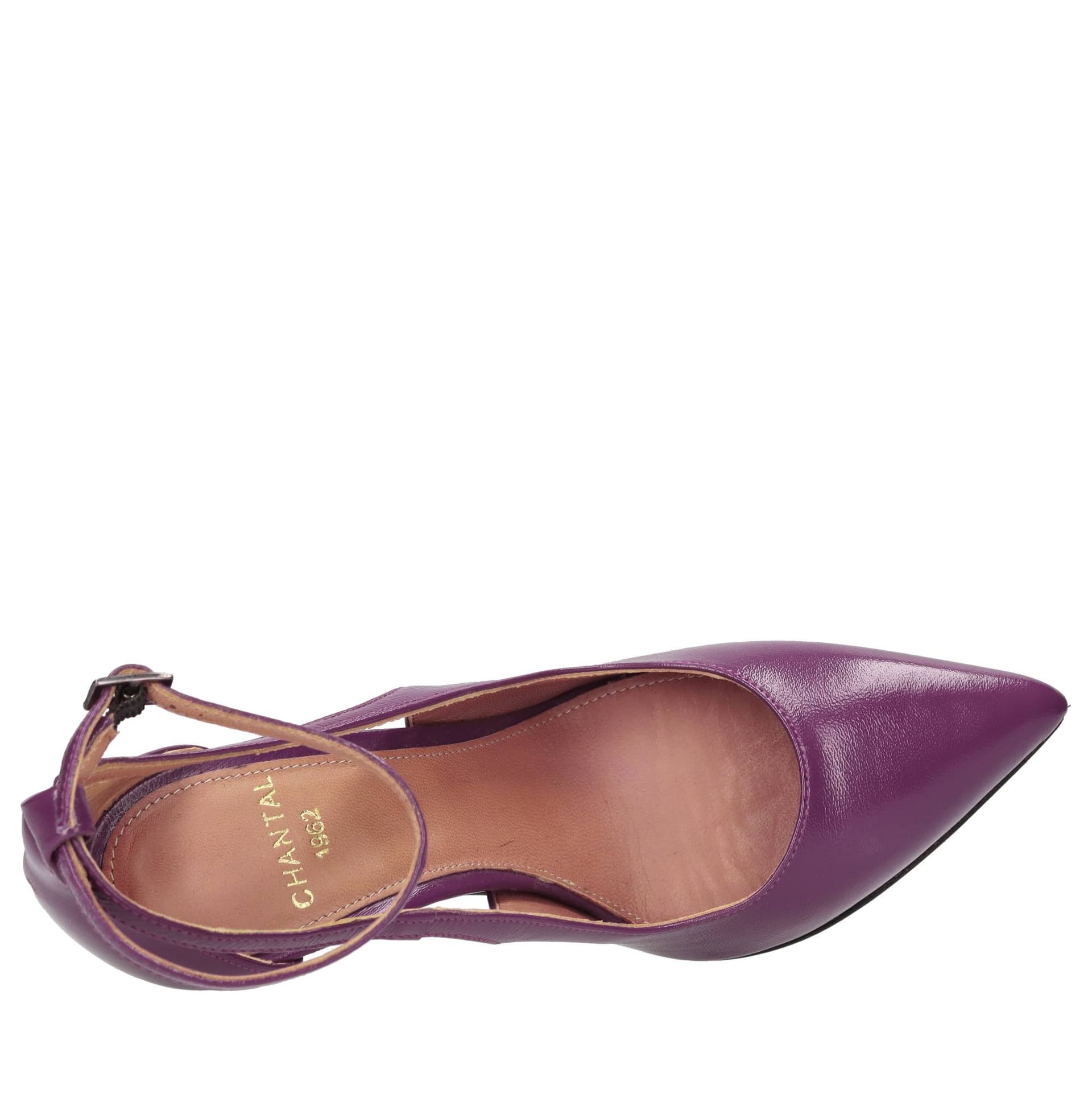 Chantal  Scarpe con Tacco Viola - 5