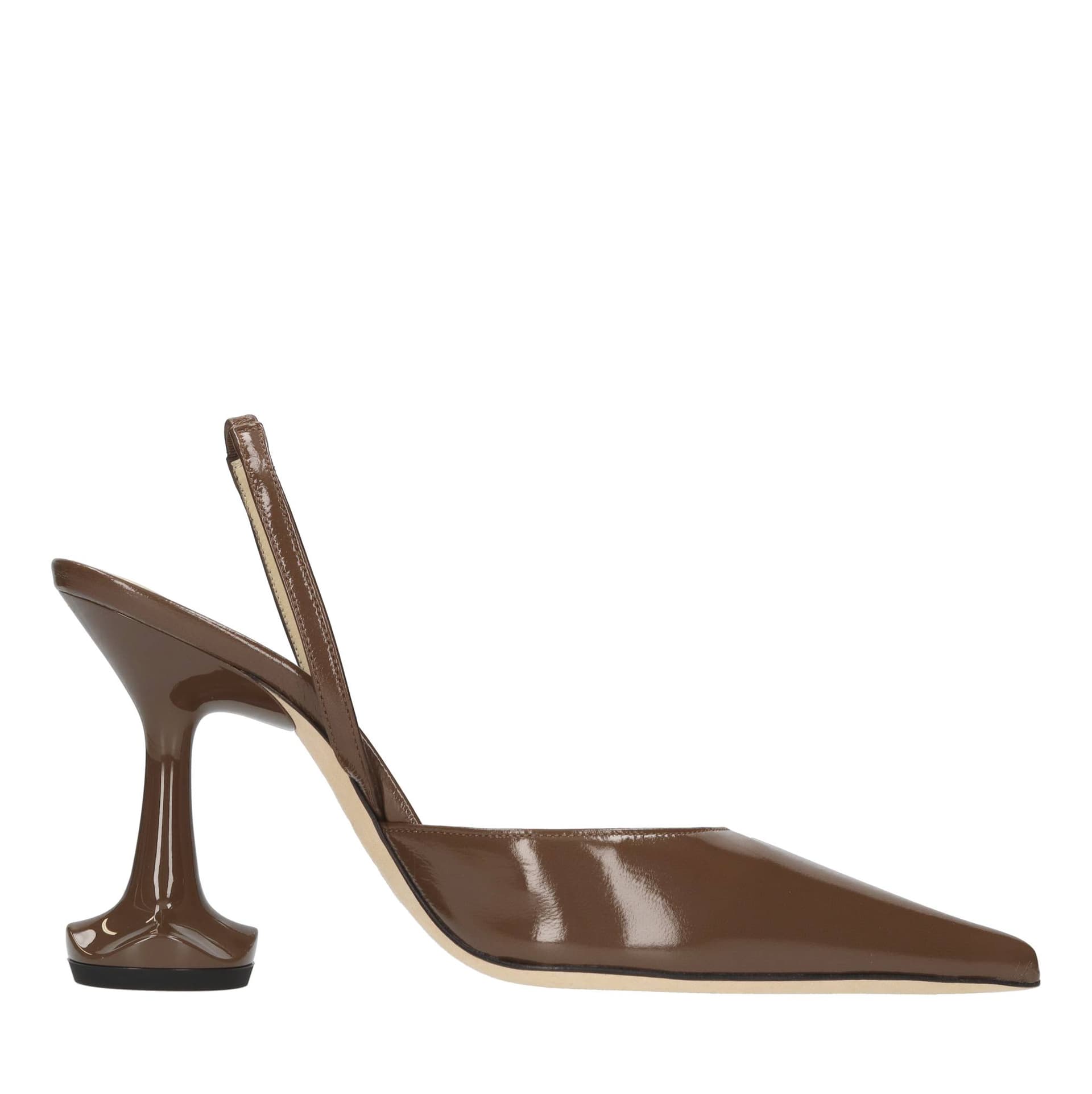 OTTANGE  Scarpe con Tacco Marrone - 3