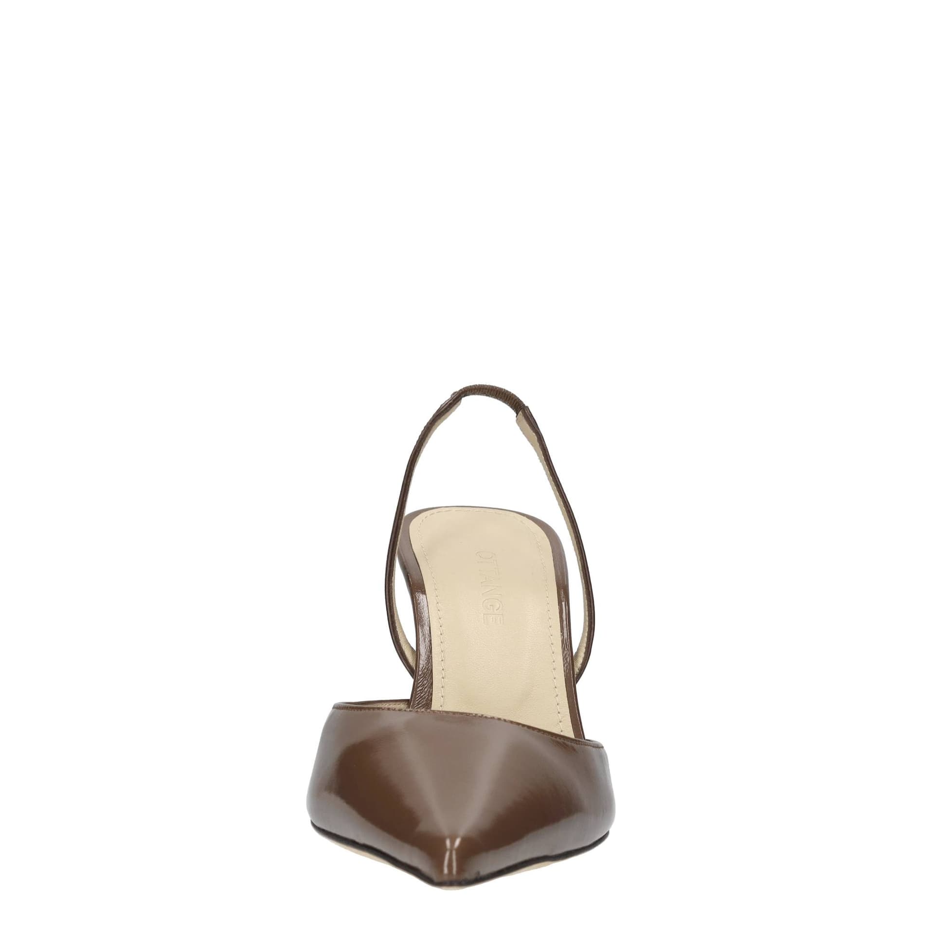 OTTANGE  Scarpe con Tacco Marrone - 4