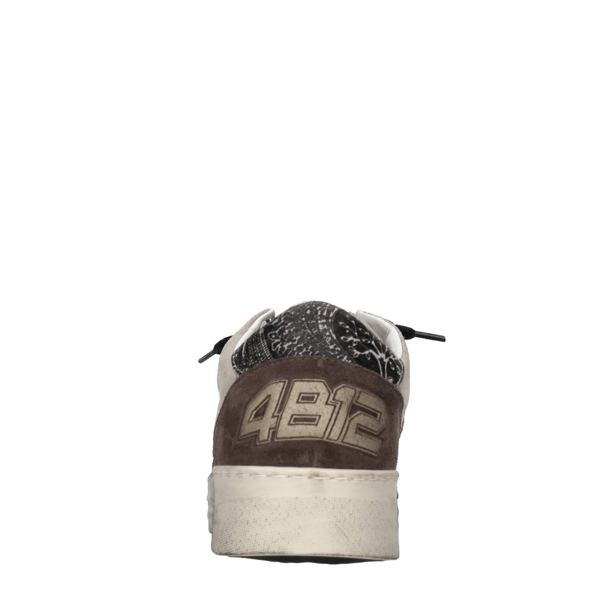4B12  Sneakers Marrone - 2