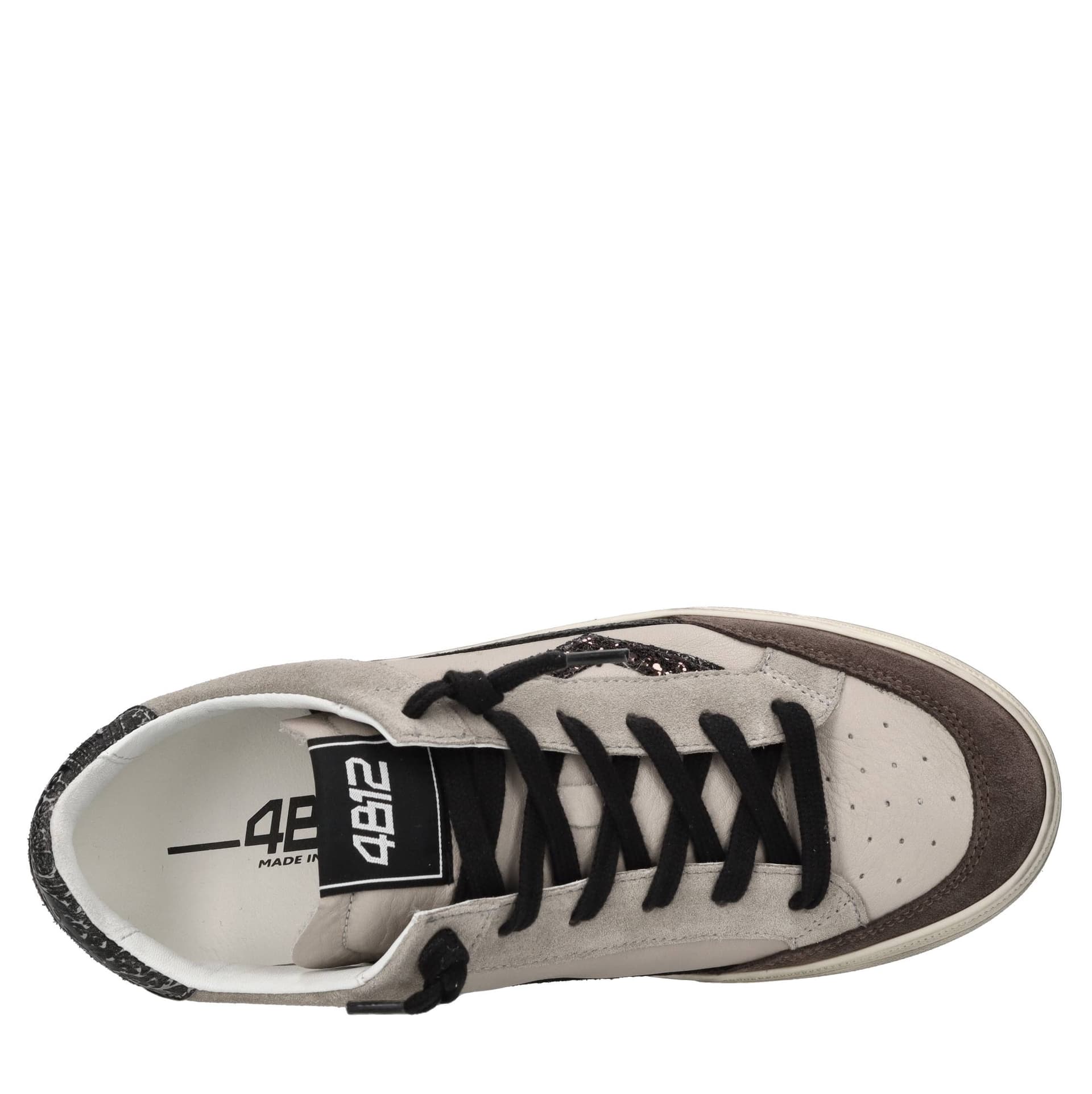 4B12  Sneakers Marrone - 5