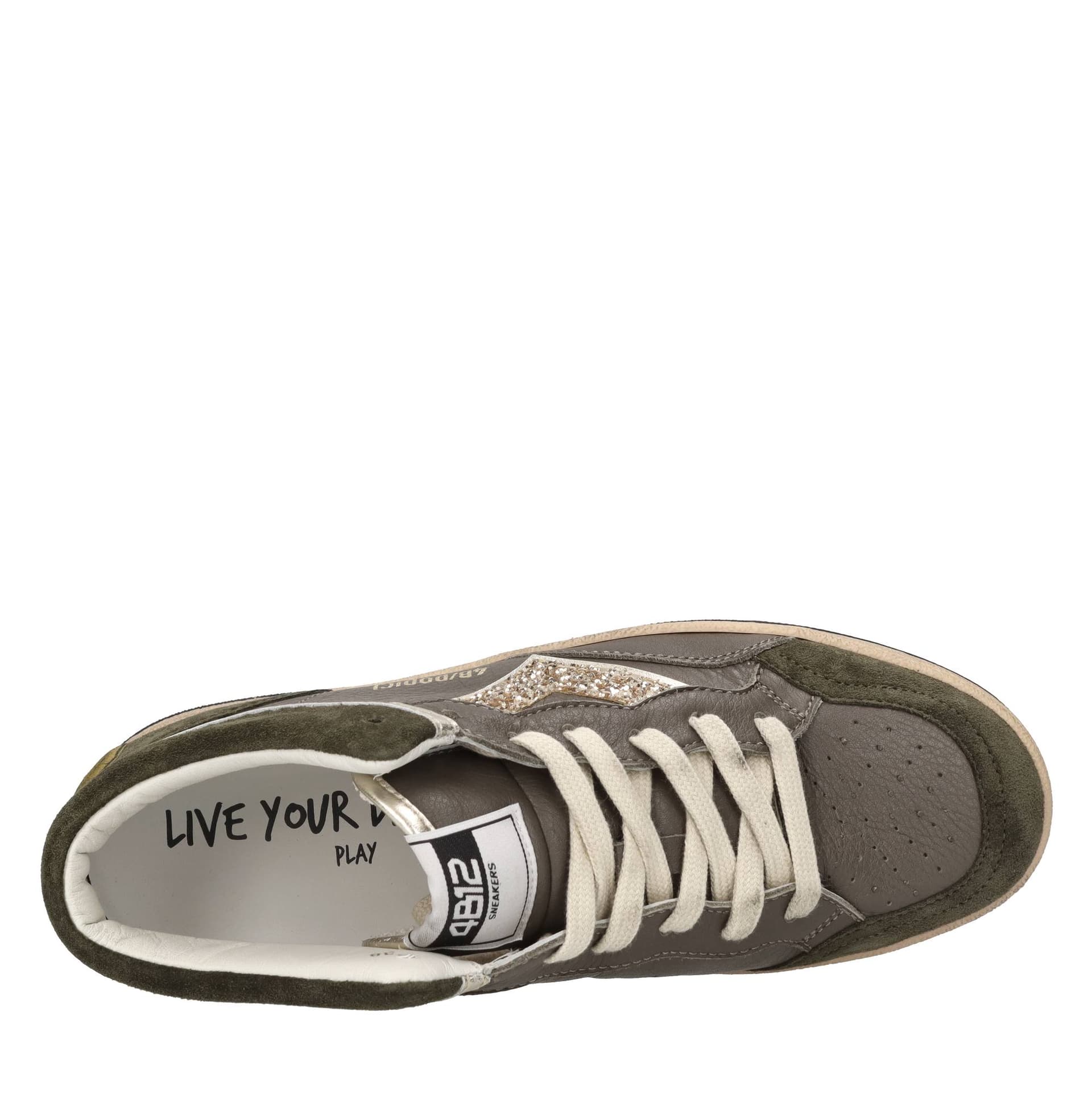 4B12  Sneakers Verde - 5