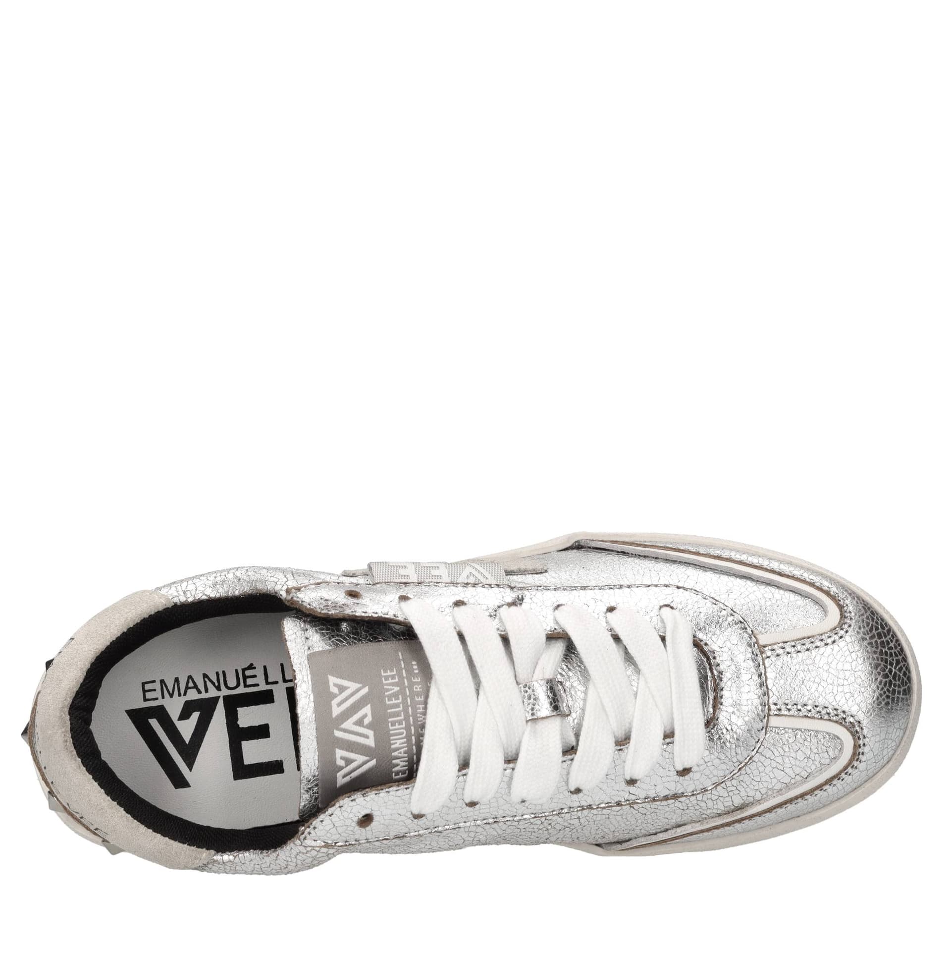 Emanuelle Vee  Sneakers Argento - 5