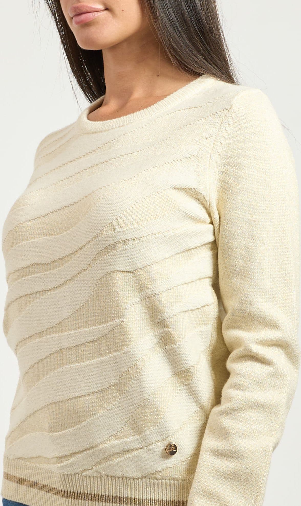 YES ZEE  Maglie Avorio - 2