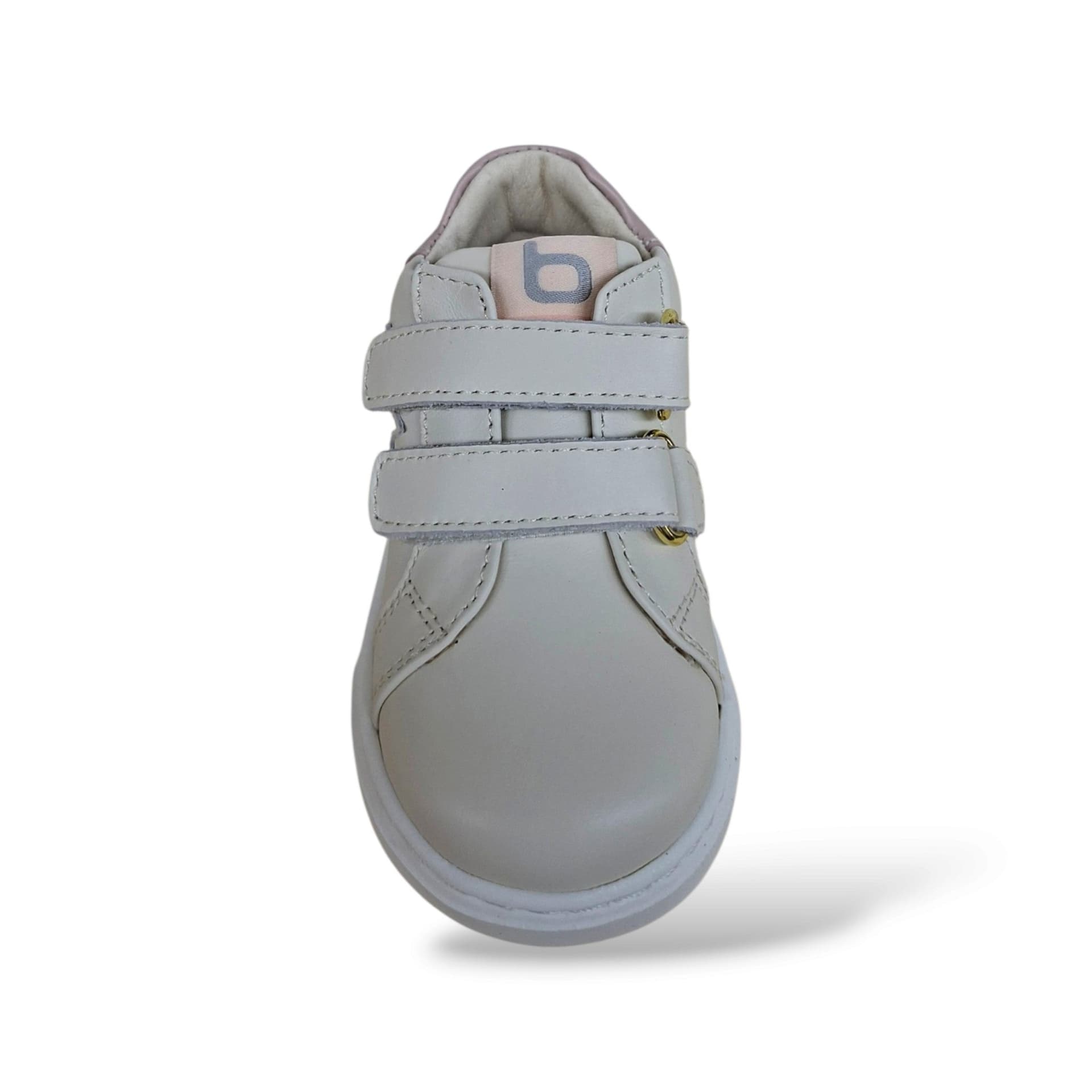 Balducci Cita Scarpe Primi Passi Bambine Bianco Cipria | Velcro Tallone Rinforzato Fondo Flessibile Arco Plantare Pelle | Taglia 20-26 | Scarpetteria Gica - 4